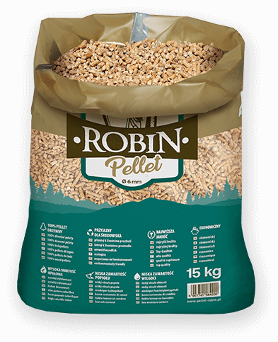 worek pelletu opałowego Robin do kupienia w Szamocinie lub sklepie internetowym